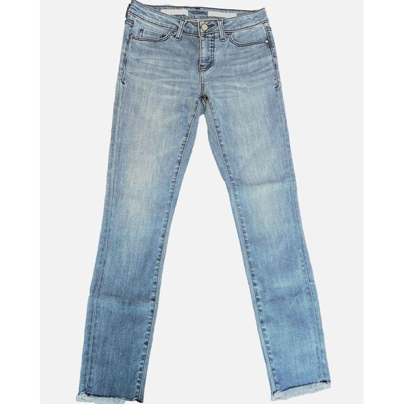 Anthropologie Denim - Anthropologie Pilcro & the Letterpress Womens Jeans Sz 26 Script Skinny Raw Hem